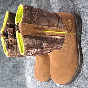 Magellan Youth 1D Boots Real Tree Zipper Camouflage Camo Boot Kids Boot